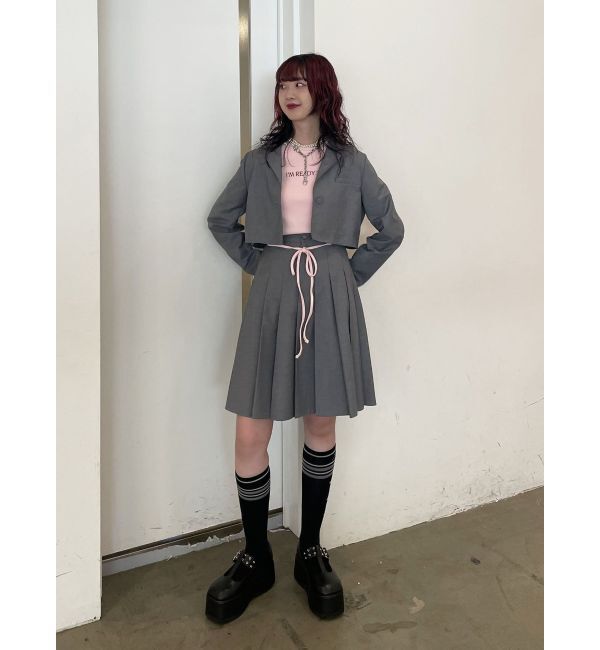 jouetie「クロップドジャケット【セットアップ対応】」|テーラードジャケット|