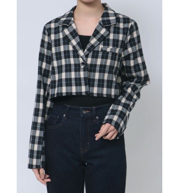 jouetie「クロップドジャケット【セットアップ対応】」|テーラードジャケット|