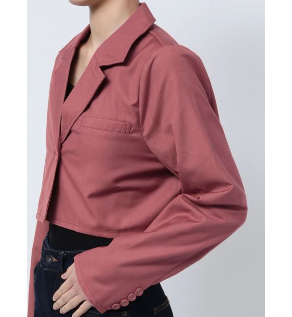 jouetie「クロップドジャケット【セットアップ対応】」|テーラードジャケット|