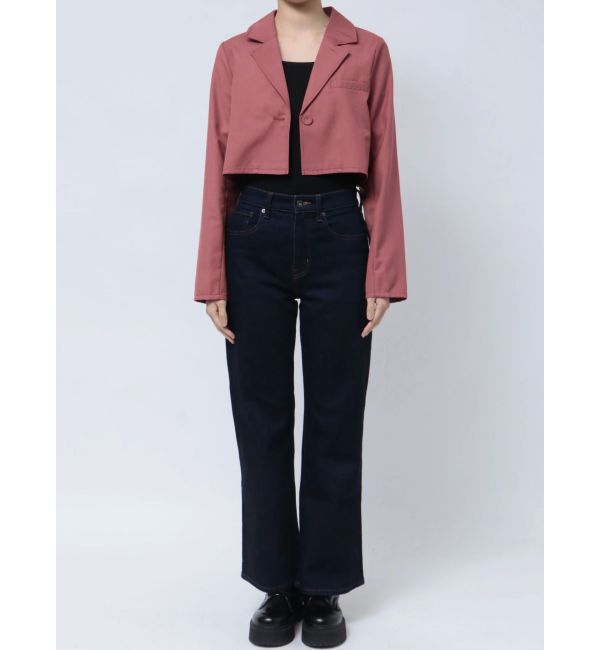 jouetie「クロップドジャケット【セットアップ対応】」|テーラードジャケット|