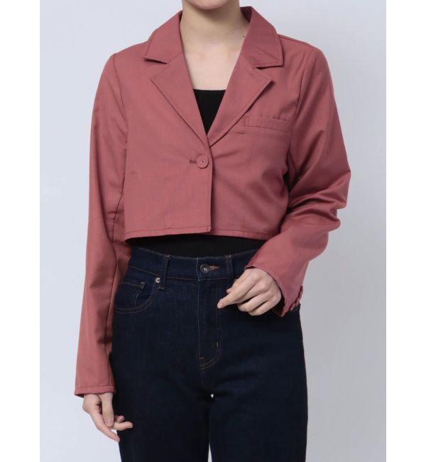 jouetie「クロップドジャケット【セットアップ対応】」|テーラードジャケット|