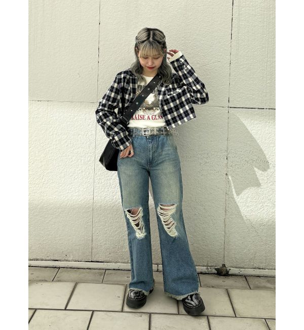 jouetie「クロップドジャケット【セットアップ対応】」|テーラードジャケット|