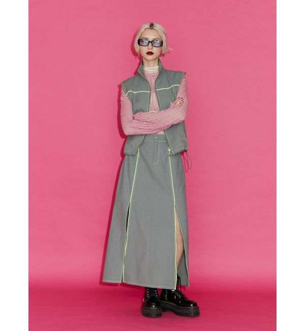 jouetie「ZIPワークベスト【セットアップ対応】」|ブルゾン・スタジャン|