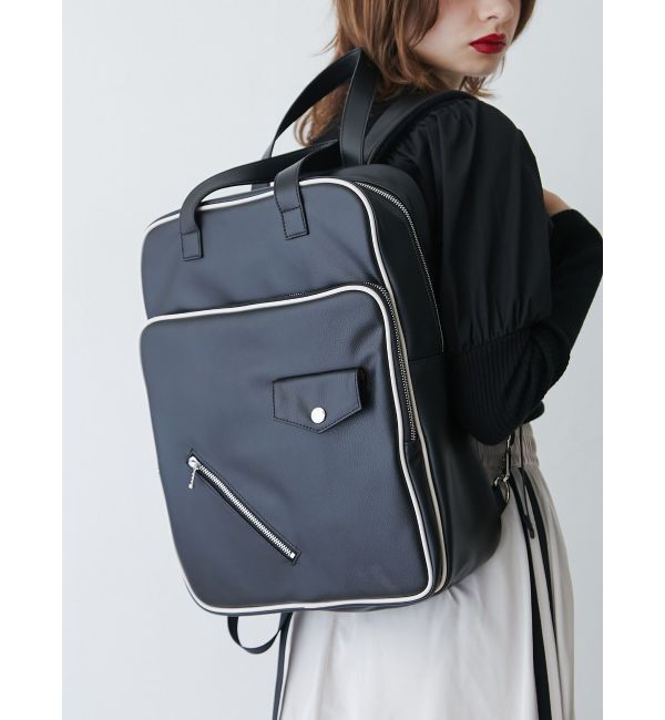 jouetie「パイピングレザーバックパック」|リュック|