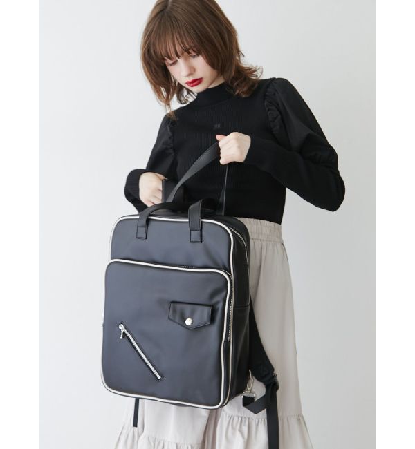 jouetie「パイピングレザーバックパック」|リュック|