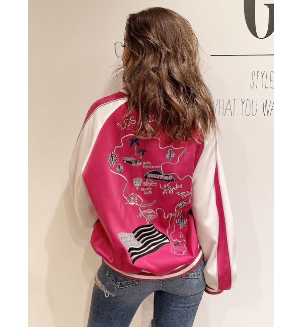 GYDA「LOS ANGELESスーベニアブルゾン」|ブルゾン・スタジャン|