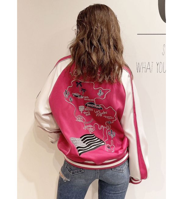 GYDA「LOS ANGELESスーベニアブルゾン」|ブルゾン・スタジャン|