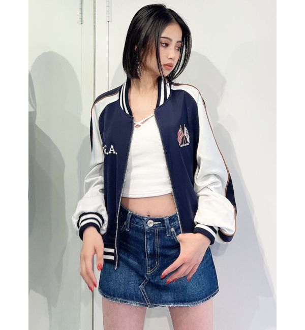 GYDA「LOS ANGELESスーベニアブルゾン」|ブルゾン・スタジャン|