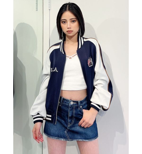 GYDA「LOS ANGELESスーベニアブルゾン」|ブルゾン・スタジャン|