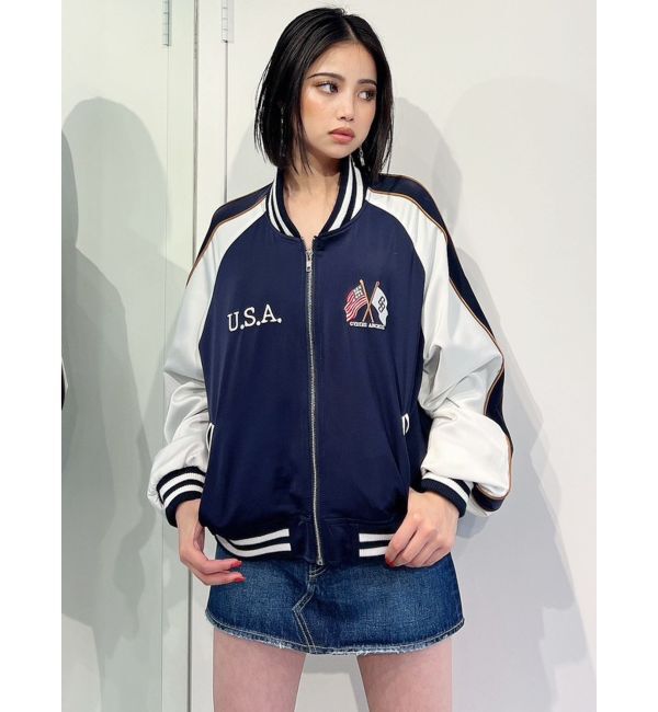 GYDA「LOS ANGELESスーベニアブルゾン」|ブルゾン・スタジャン|