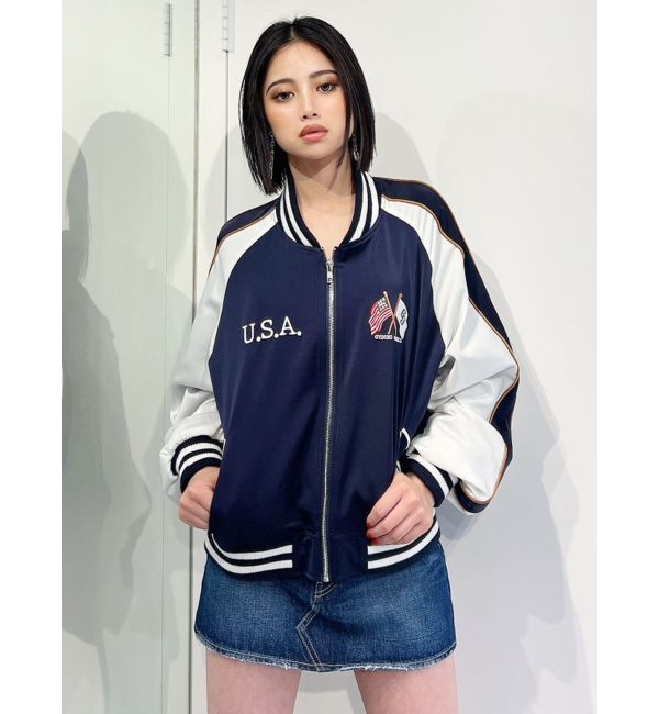 GYDA「LOS ANGELESスーベニアブルゾン」|ブルゾン・スタジャン|