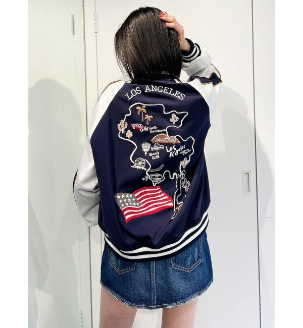 GYDA「LOS ANGELESスーベニアブルゾン」|ブルゾン・スタジャン|