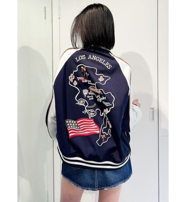 GYDA「LOS ANGELESスーベニアブルゾン」|ブルゾン・スタジャン|