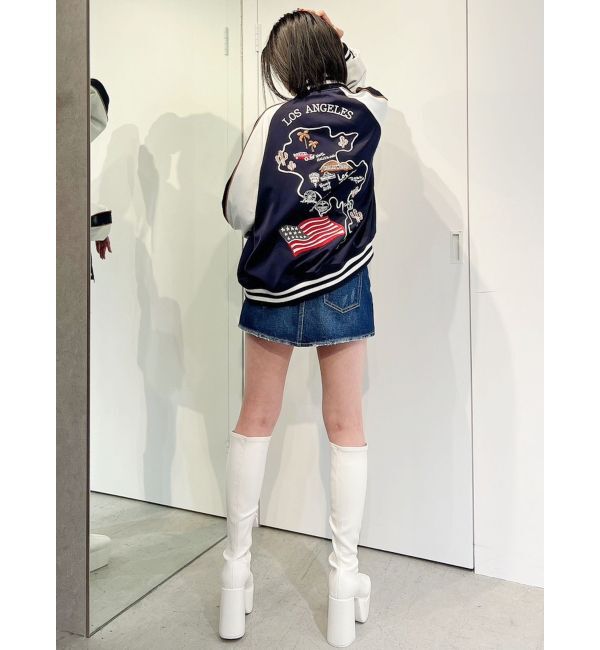 GYDA「LOS ANGELESスーベニアブルゾン」|ブルゾン・スタジャン|