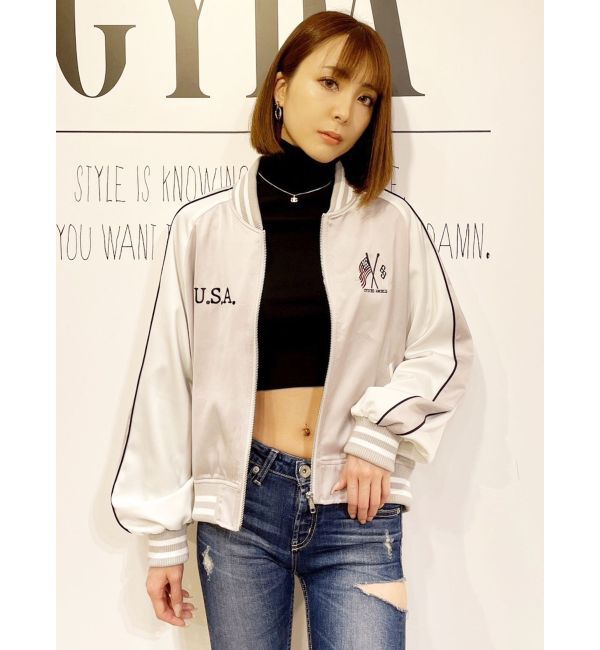 GYDA「LOS ANGELESスーベニアブルゾン」|ブルゾン・スタジャン|