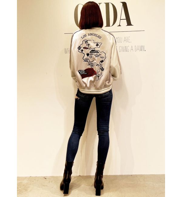 GYDA「LOS ANGELESスーベニアブルゾン」|ブルゾン・スタジャン|