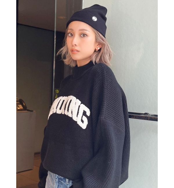 GYDA「GG CIRCLE ニット キャップ」|ニット帽|