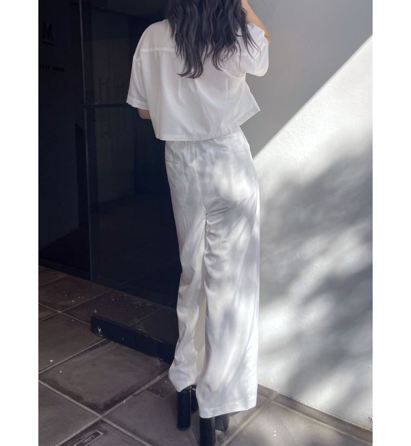 GYDA「ハイウエストタックワイドスラックスパンツ」|その他|