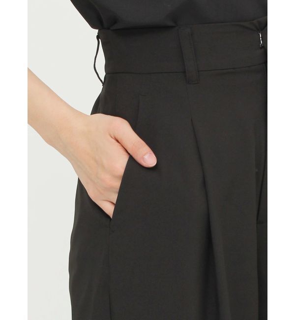 GYDA「ハイウエストタックワイドスラックスパンツ」|その他|