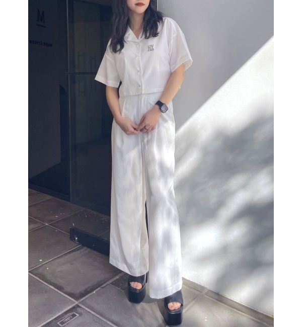 GYDA「ハイウエストタックワイドスラックスパンツ」|その他|