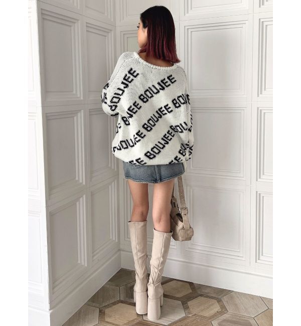 GYDA「ストレッチチャンキーブーツ」|ロングブーツ|