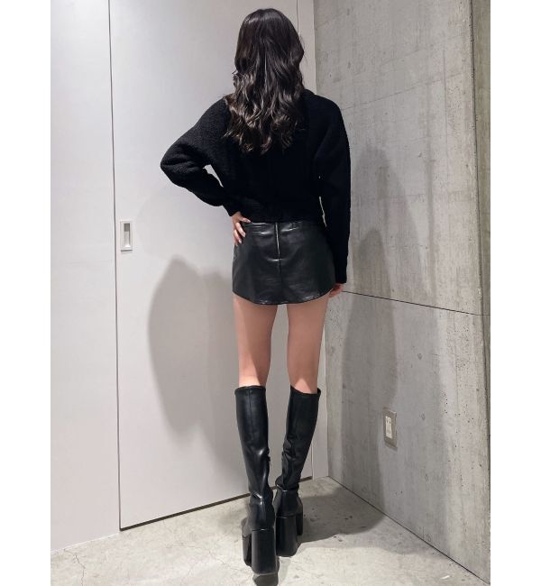 GYDA「ストレッチチャンキーブーツ」|ロングブーツ|