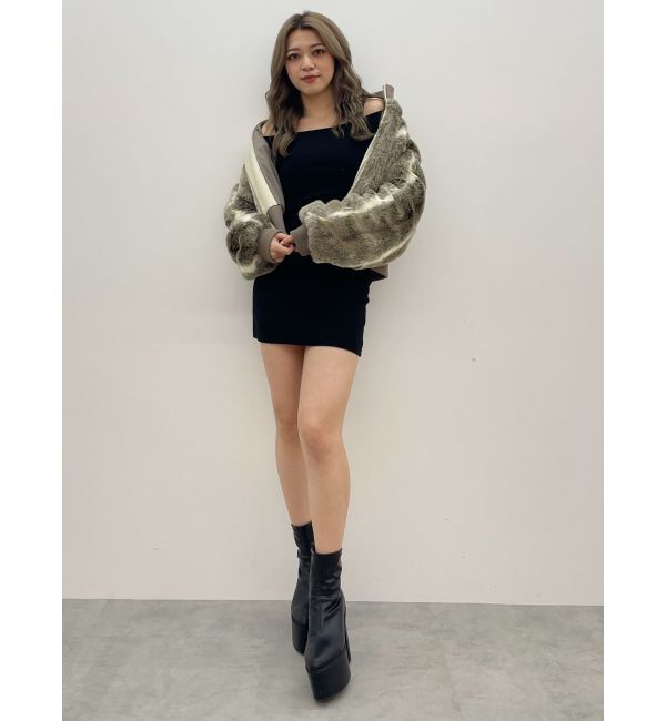 GYDA「RIBエコファーショートコート」|その他|