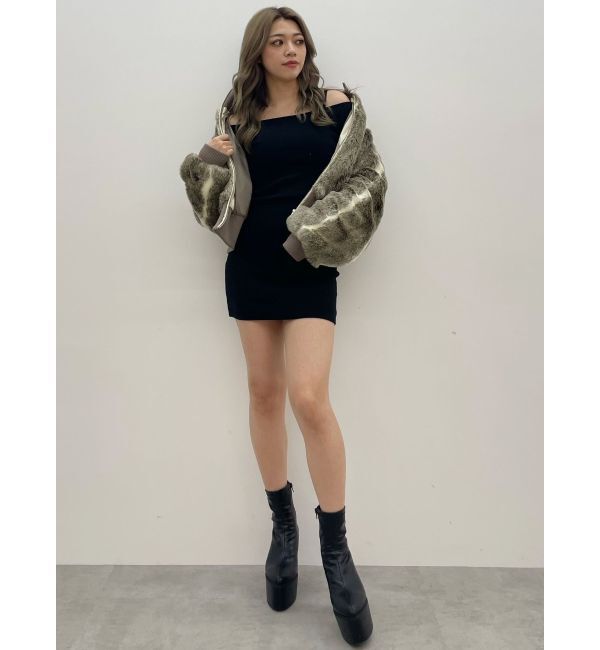 GYDA「RIBエコファーショートコート」|その他|