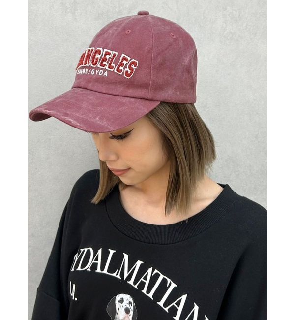 GYDA「LOSANGELESサガラ刺繍CAP」|キャップ・キャスケット|