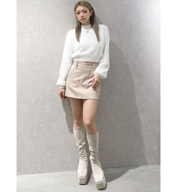 GYDA「trapezoidスカートライクショートパンツ【SETUP着用可】」|スカート|