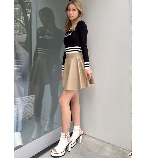 GYDA「molar Vネックニットトップス」|ニット・セーター|