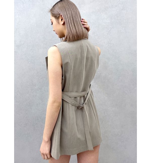 GYDA「ノースリーブジャケット【SETUP着用可】」|ベスト・ジレ|