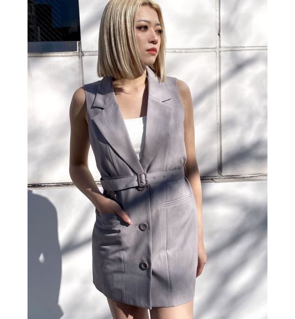 GYDA「ノースリーブジャケット【SETUP着用可】」|ベスト・ジレ|