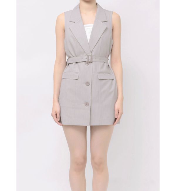 GYDA「ノースリーブジャケット【SETUP着用可】」|ベスト・ジレ|