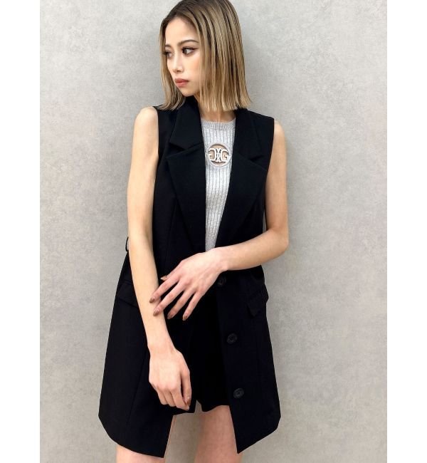 GYDA「ノースリーブジャケット【SETUP着用可】」|ベスト・ジレ|