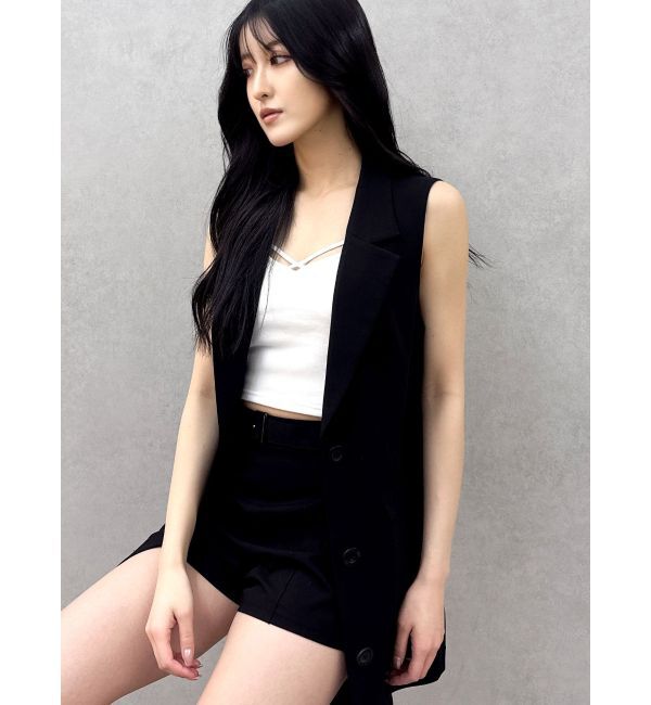 GYDA「ノースリーブジャケット【SETUP着用可】」|ベスト・ジレ|