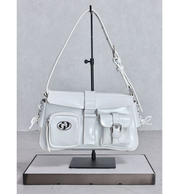 GYDA「GDチャームpocket BAG」|ハンドバッグ|オフホワイト