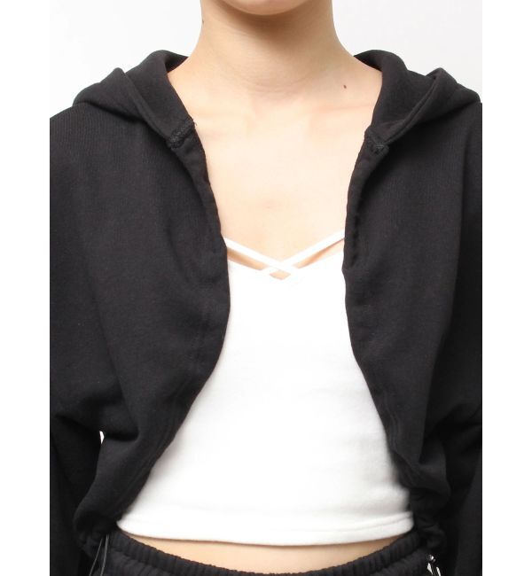 GYDA「GGショートスウェットボレロパーカー」|パーカー|