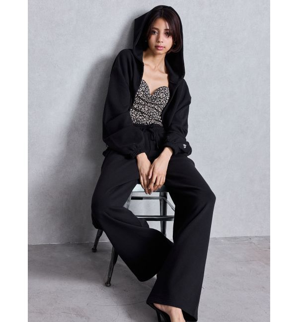 GYDA「GGショートスウェットボレロパーカー」|パーカー|