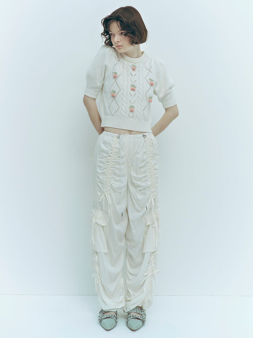 FURFUR「クロスストラップアイレットシューズ」|サンダル|