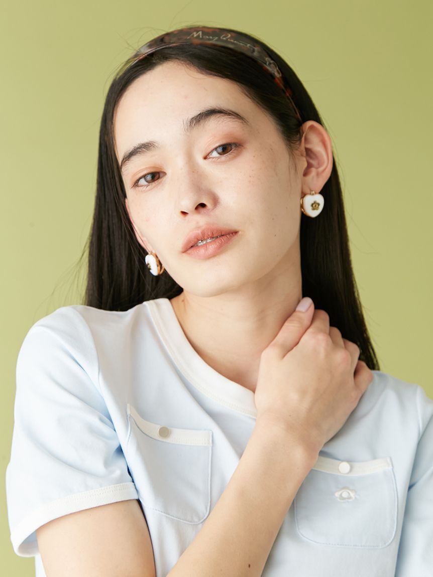 LILY BROWN「【LILY BROWN&times;MARY QUANT】デイジーモチーフカラーピアス」|ピアス|