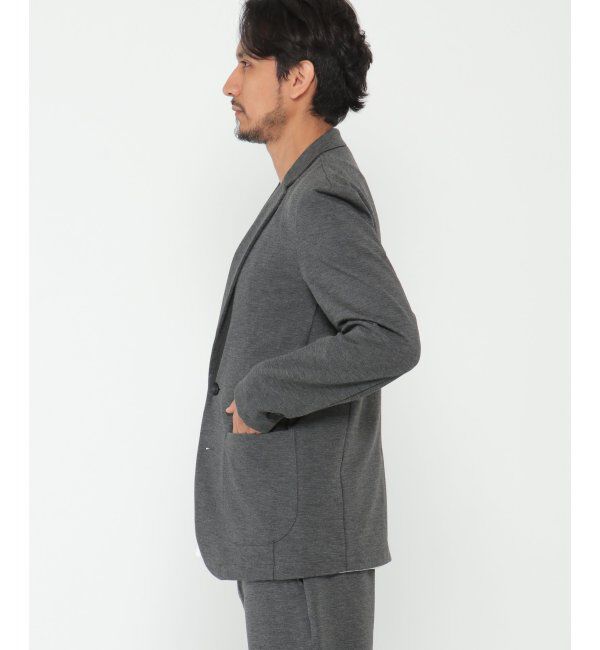 IKKA LOUNGE「カットプリントテーラードジャケット」|Tシャツ・カットソー|