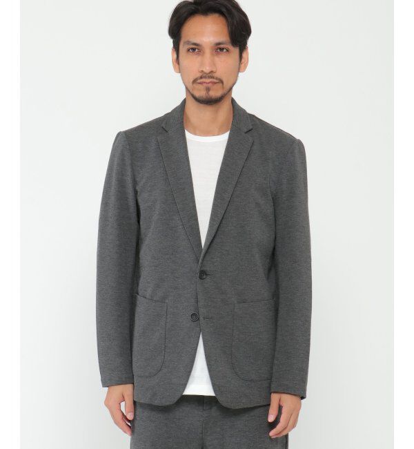 IKKA LOUNGE「カットプリントテーラードジャケット」|Tシャツ・カットソー|