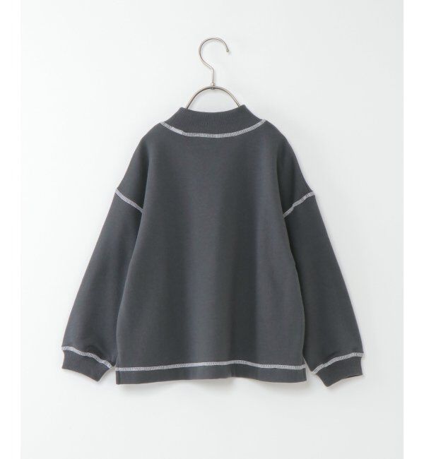 ikka kids「【キッズ】【速乾】配色ステッチプルオーバー（100~160cm）」|Tシャツ・カットソー|
