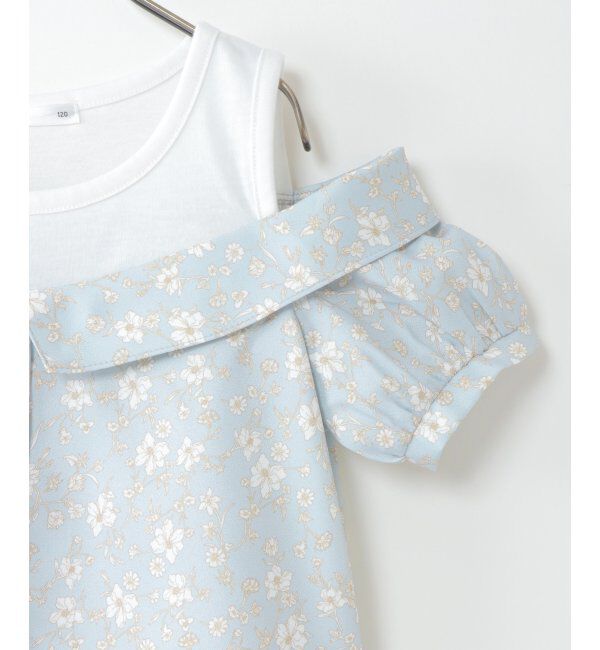 ikka kids「【キッズ】肩開きレイヤードブラウス（100~160cm）」|シャツ・ブラウス|