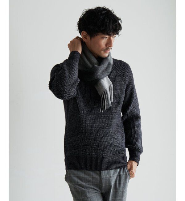 ikka「【洗える/抗菌防臭】抗菌畦クル－ネックニット」|プルオーバー|