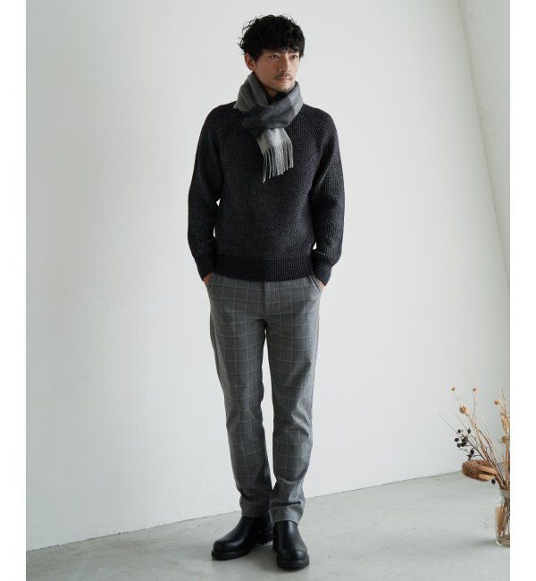 ikka「【洗える/抗菌防臭】抗菌畦クル－ネックニット」|プルオーバー|