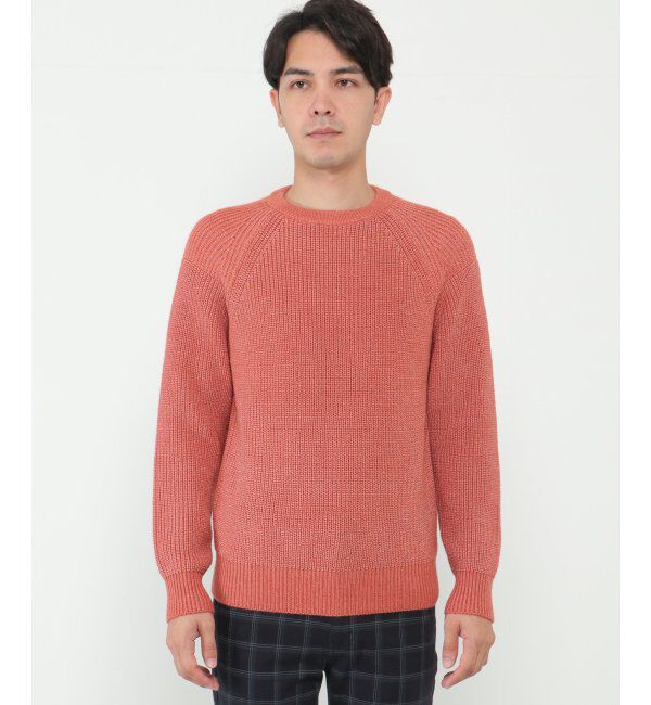 ikka「【洗える/抗菌防臭】抗菌畦クル－ネックニット」|プルオーバー|