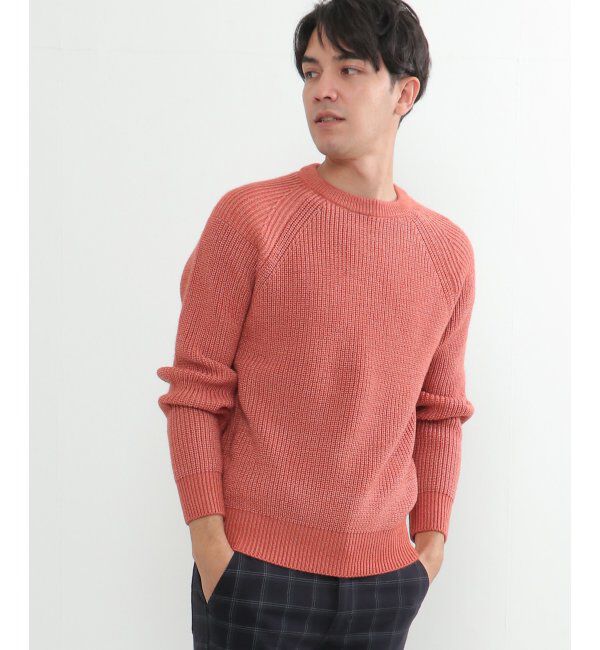 ikka「【洗える/抗菌防臭】抗菌畦クル－ネックニット」|プルオーバー|