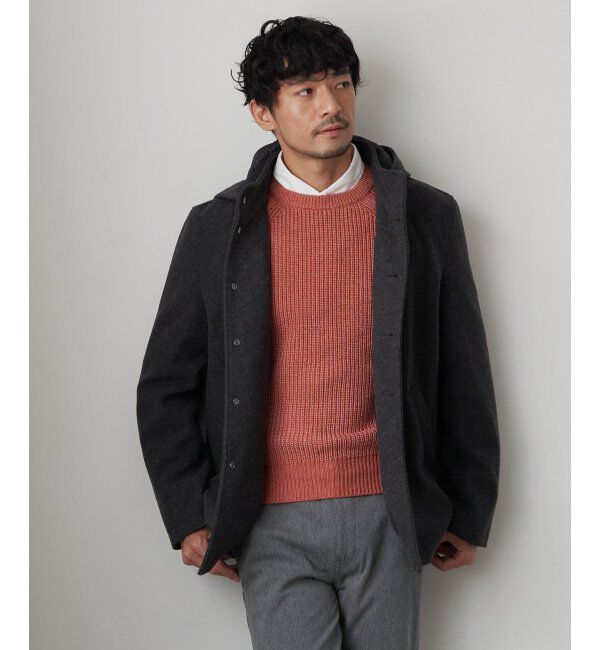 ikka「【洗える/抗菌防臭】抗菌畦クル－ネックニット」|プルオーバー|